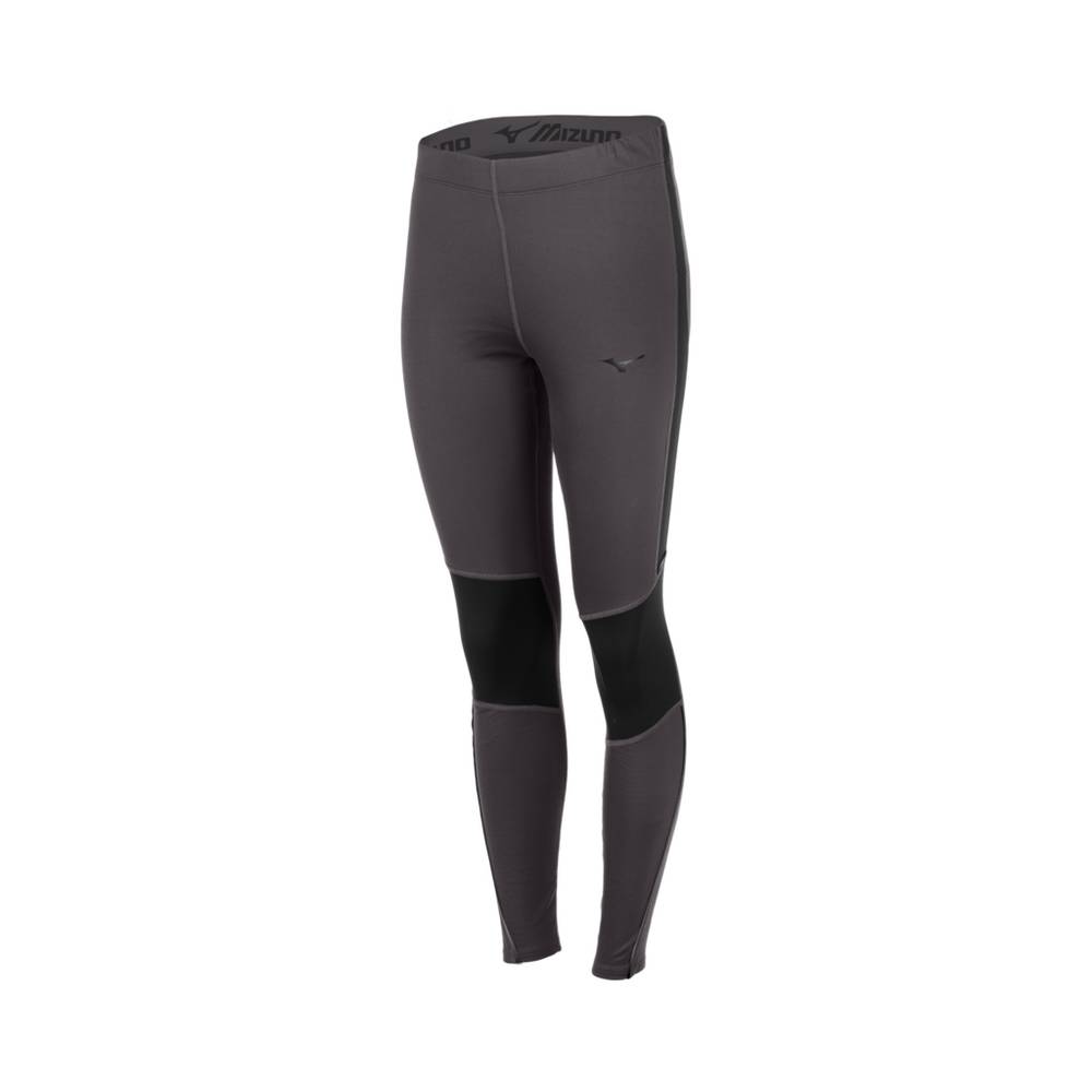 Mizuno Breath Thermo® Női Leggings Szürke/Fekete YFJ215387